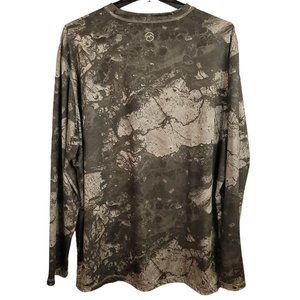 Magellan Outdoors Realtree Mens XL Gray Reversible Performance L/S Shirt